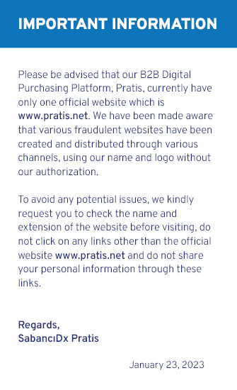 Pratis Warning
