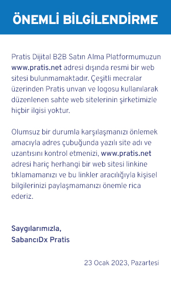 Pratis Uyarı